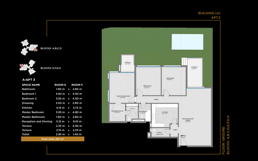 Floor Plan - Capital Way Compound New Capital The Waterway Developments