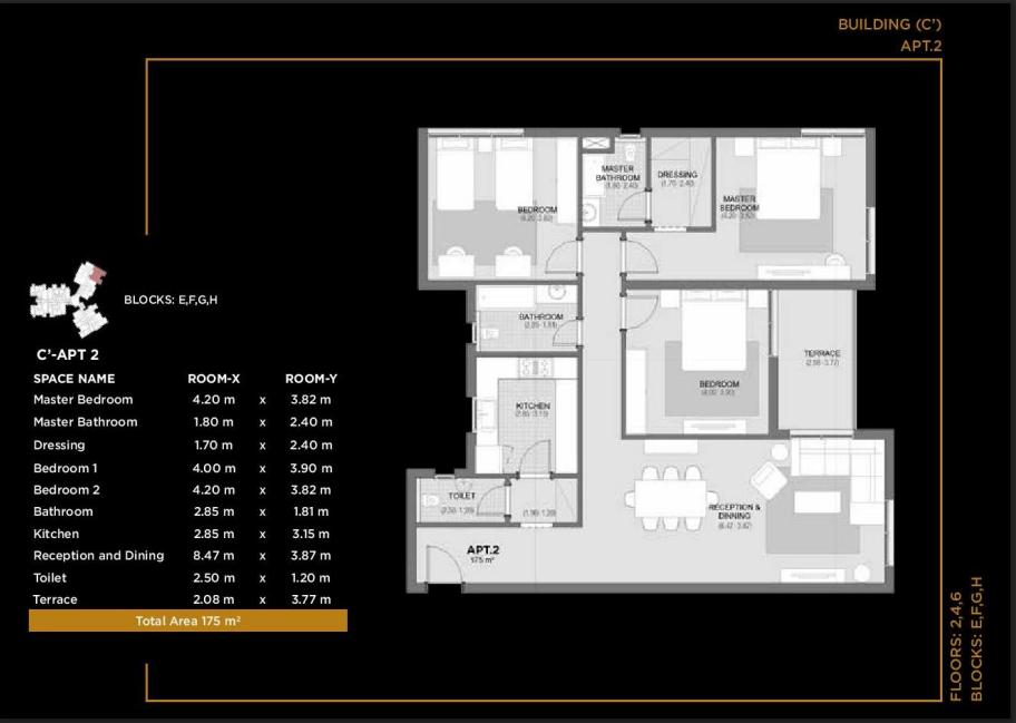 Floor Plan - Capital Way Compound New Capital The Waterway Developments