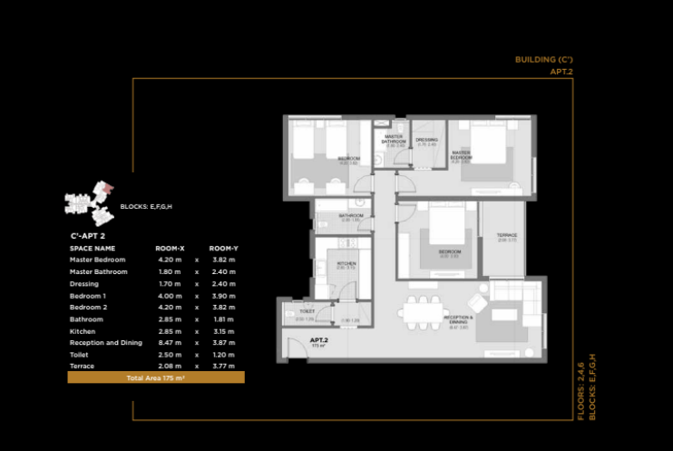 Floor Plan - Capital Way Compound New Capital The Waterway Developments