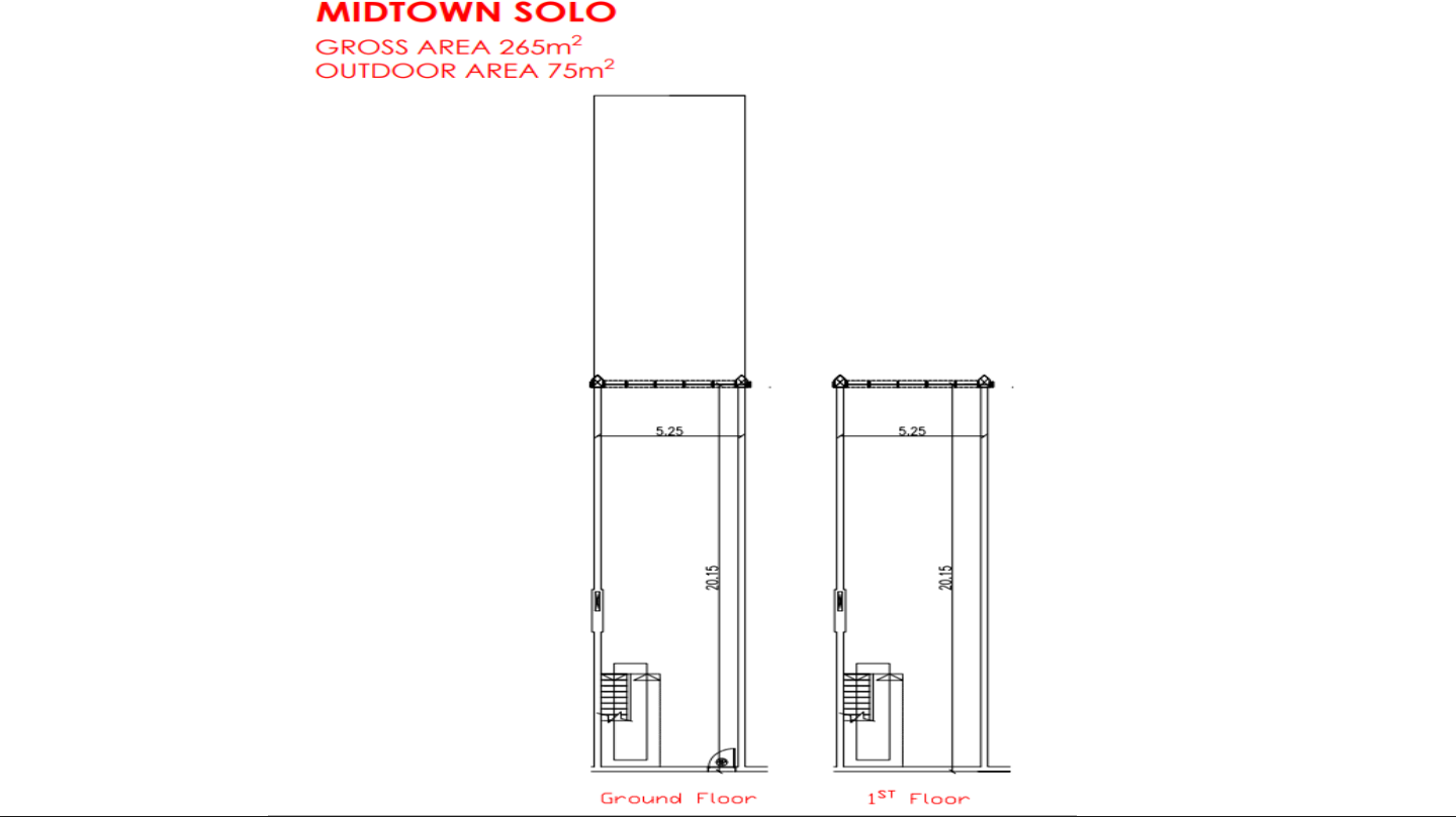 Floor Plan - Midtown Solo New Capital Compound Better Home Group
