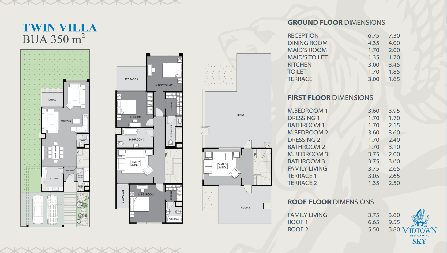 Floor Plan - Midtown Sky New Capital Better Home Group