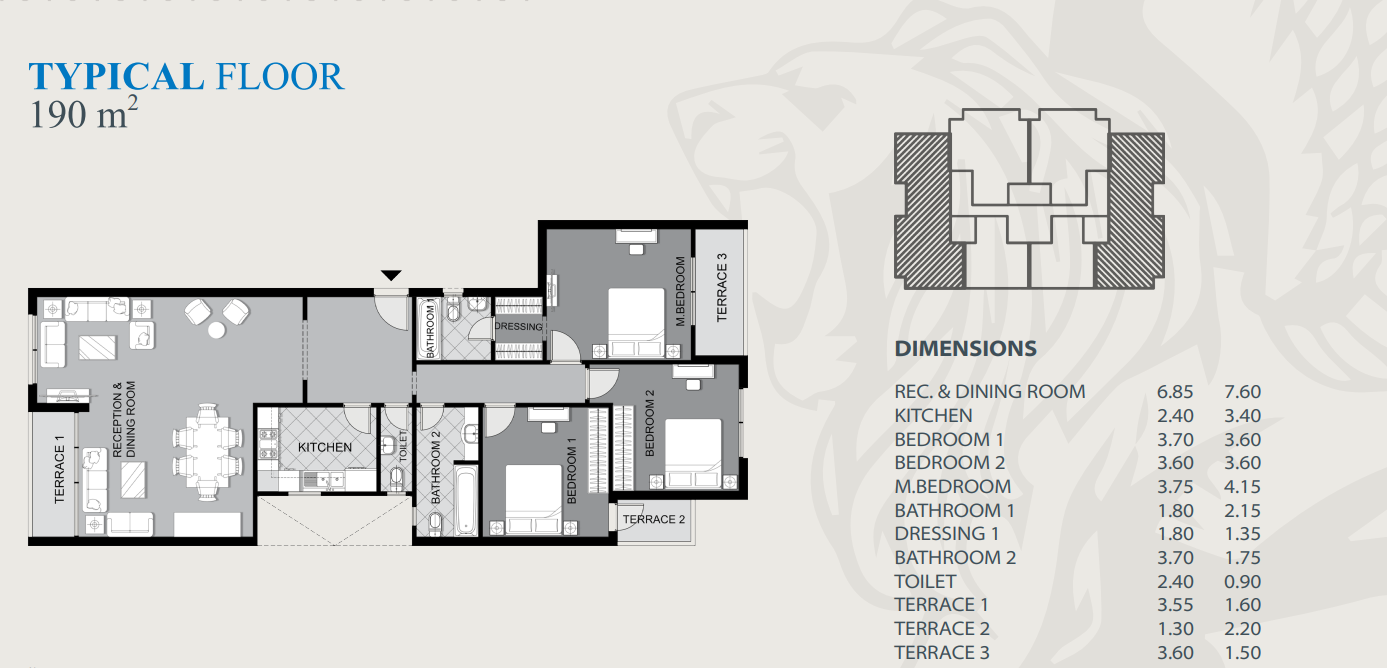 Floor Plan - ميدتاون سكاي العاصمة الادارية الجديدة بيتر هوم للإستثمار العقاري - Midtown Sky New Capital