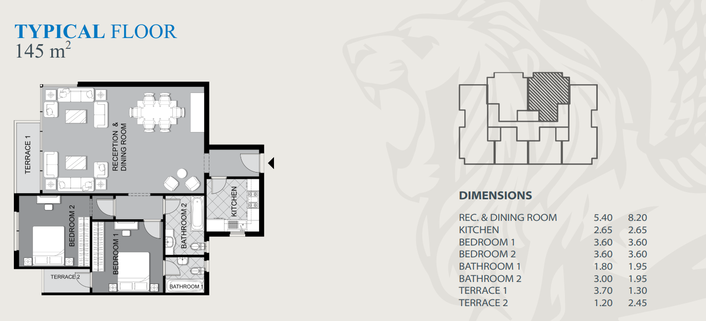 Floor Plan - ميدتاون سكاي العاصمة الادارية الجديدة بيتر هوم للإستثمار العقاري - Midtown Sky New Capital