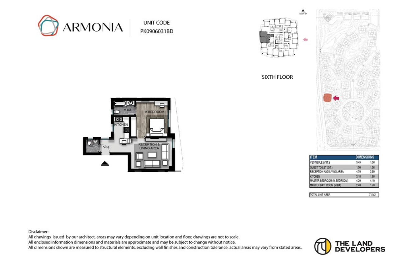 Floor Plan - كمبوند ارمونيا العاصمة الادارية الجديدة ذا لاند للتنمية العقارية - Armonia New Capital Compound