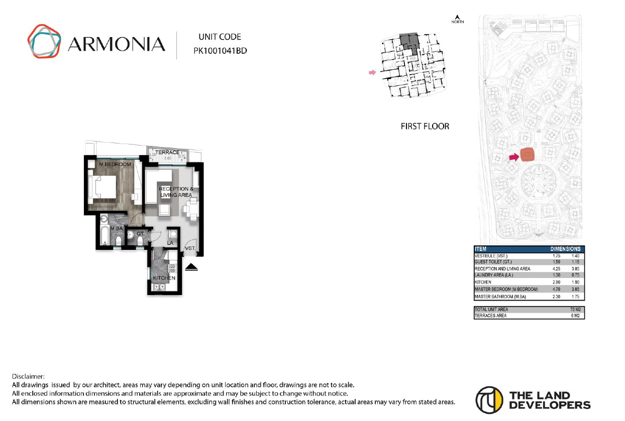 Floor Plan - كمبوند ارمونيا العاصمة الادارية الجديدة ذا لاند للتنمية العقارية - Armonia New Capital Compound