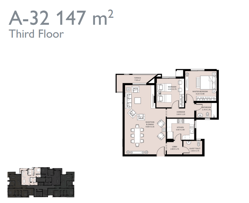 Floor Plan - كمبوند بلو فيرت العاصمة الادارية سيكون العقارية - Bleu Vert New Capital Compound