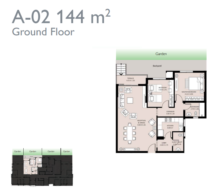 Floor Plan - كمبوند بلو فيرت العاصمة الادارية سيكون العقارية - Bleu Vert New Capital Compound
