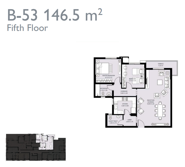 Floor Plan - كمبوند بلو فيرت العاصمة الادارية سيكون العقارية - Bleu Vert New Capital Compound