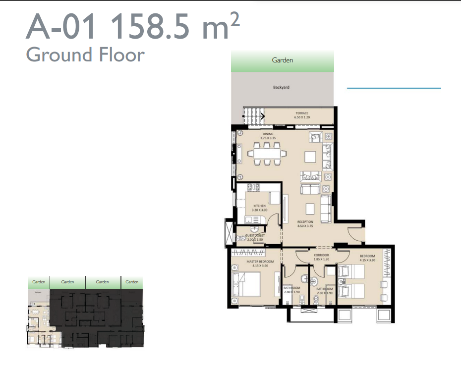 Floor Plan - كمبوند بلو فيرت العاصمة الادارية سيكون العقارية - Bleu Vert New Capital Compound