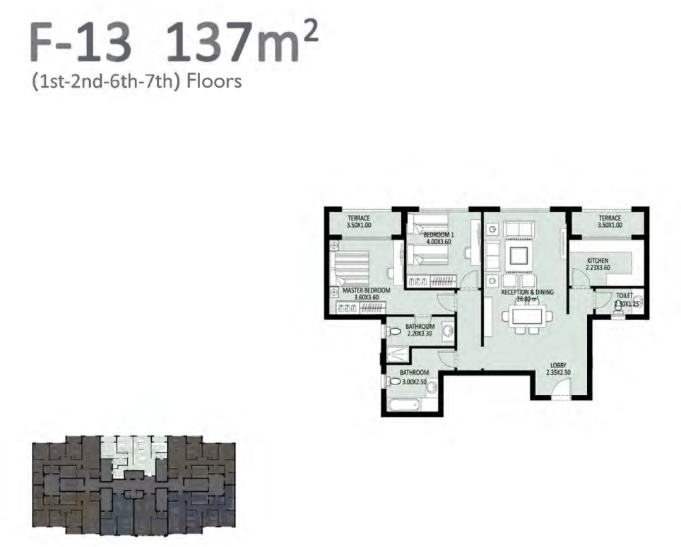 Floor Plan - كمبوند بلو فيرت العاصمة الادارية سيكون العقارية - Bleu Vert New Capital Compound