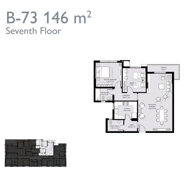 Floor Plan - كمبوند بلو فيرت العاصمة الادارية سيكون العقارية - Bleu Vert New Capital Compound