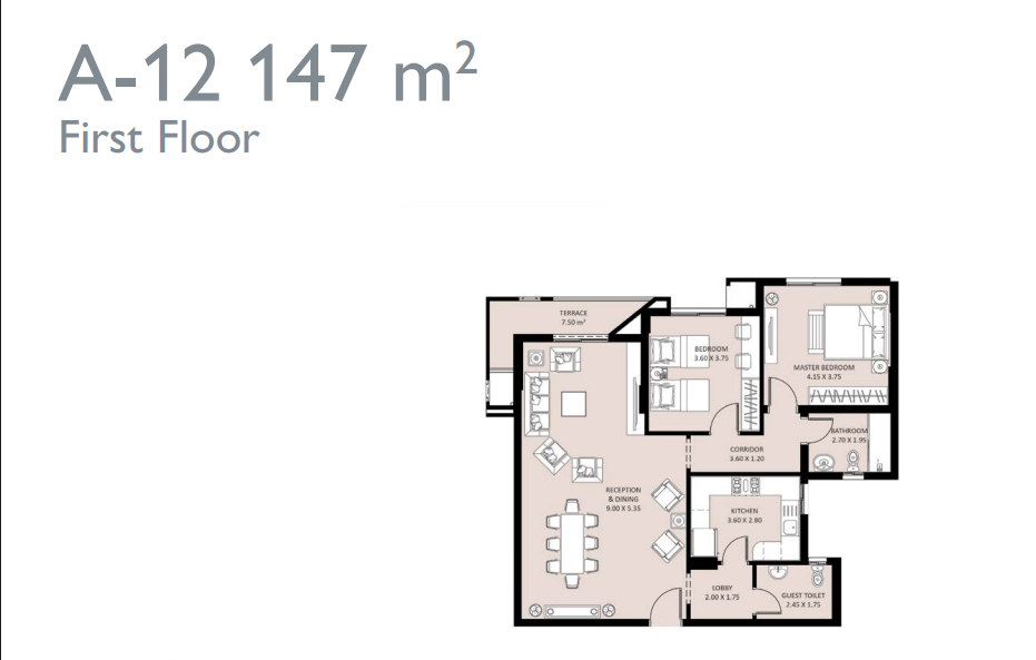 Floor Plan - كمبوند بلو فيرت العاصمة الادارية سيكون العقارية - Bleu Vert New Capital Compound