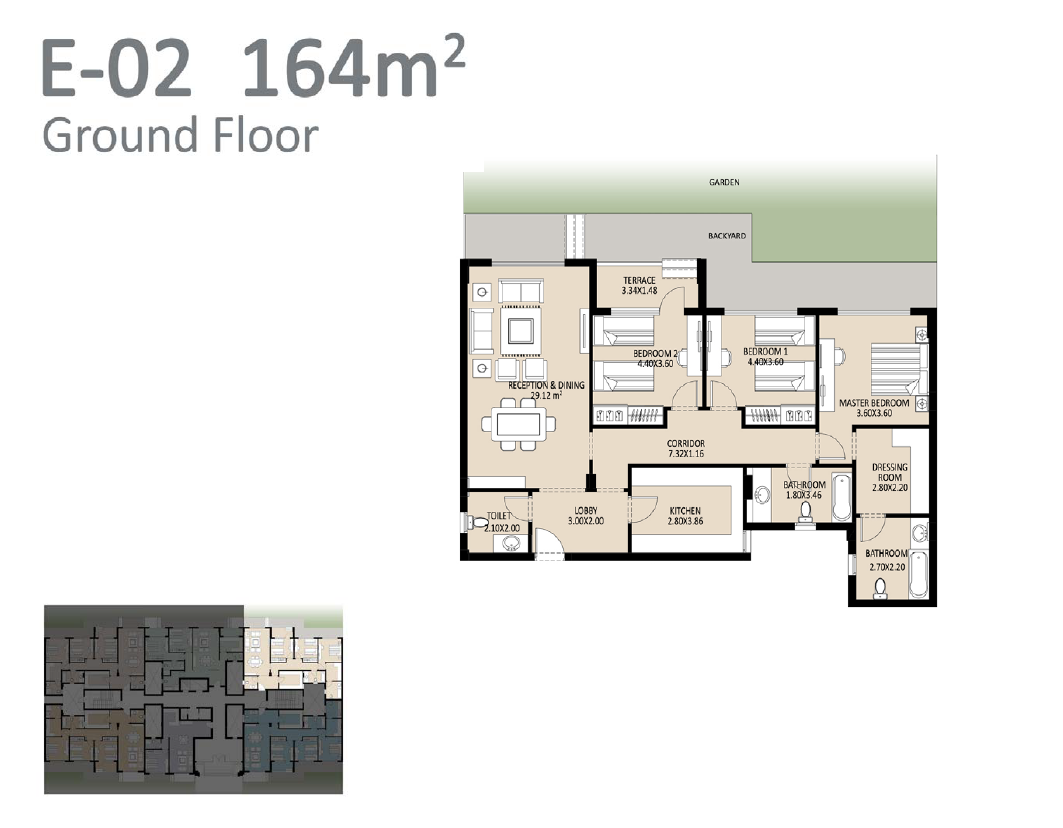 Floor Plan - كمبوند بلو فيرت العاصمة الادارية سيكون العقارية - Bleu Vert New Capital Compound