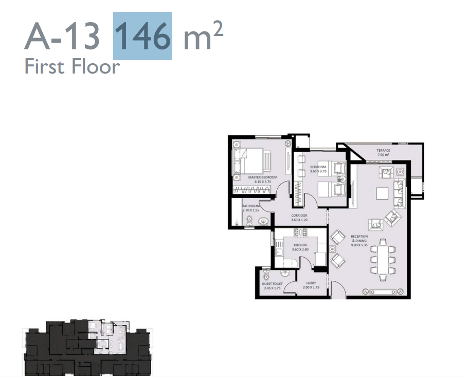 Floor Plan - كمبوند بلو فيرت العاصمة الادارية سيكون العقارية - Bleu Vert New Capital Compound