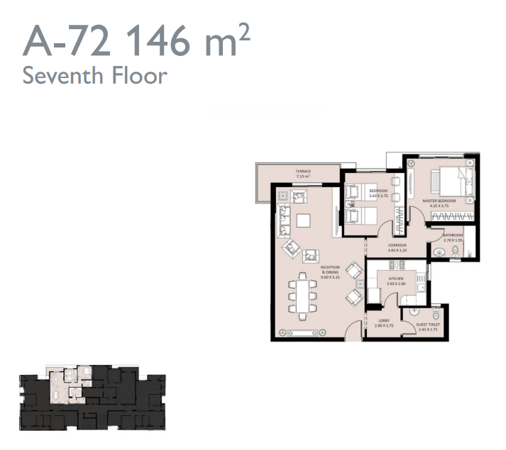 Floor Plan - كمبوند بلو فيرت العاصمة الادارية سيكون العقارية - Bleu Vert New Capital Compound
