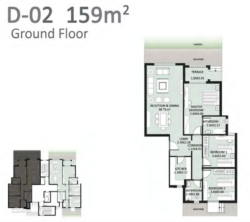 Floor Plan - كمبوند بلو فيرت العاصمة الادارية سيكون العقارية - Bleu Vert New Capital Compound