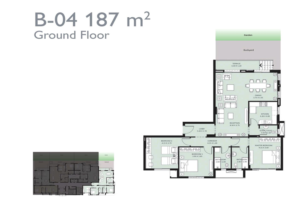 Floor Plan - كمبوند بلو فيرت العاصمة الادارية سيكون العقارية - Bleu Vert New Capital Compound