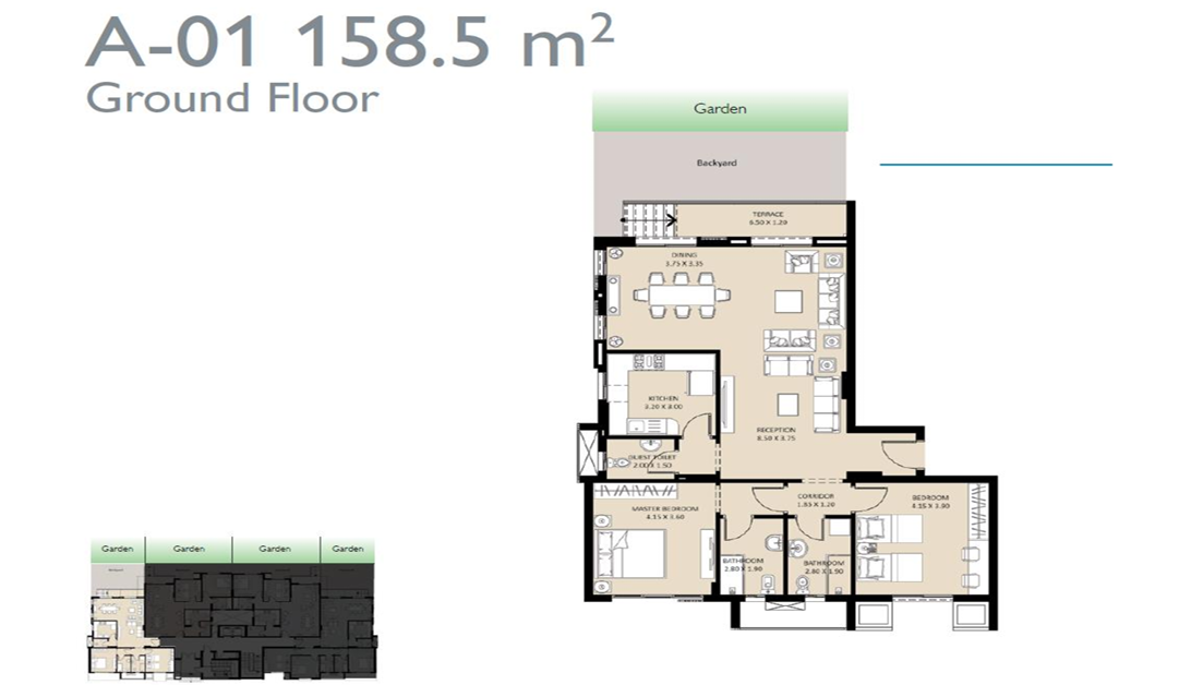 Floor Plan - كمبوند بلو فيرت العاصمة الادارية سيكون العقارية - Bleu Vert New Capital Compound