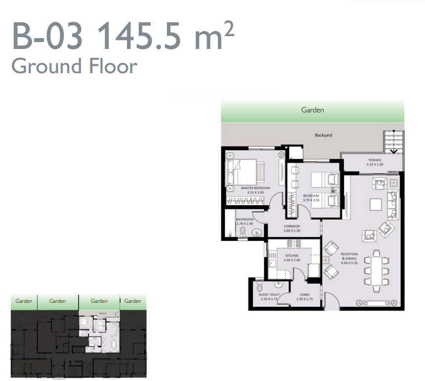 Floor Plan - كمبوند بلو فيرت العاصمة الادارية سيكون العقارية - Bleu Vert New Capital Compound