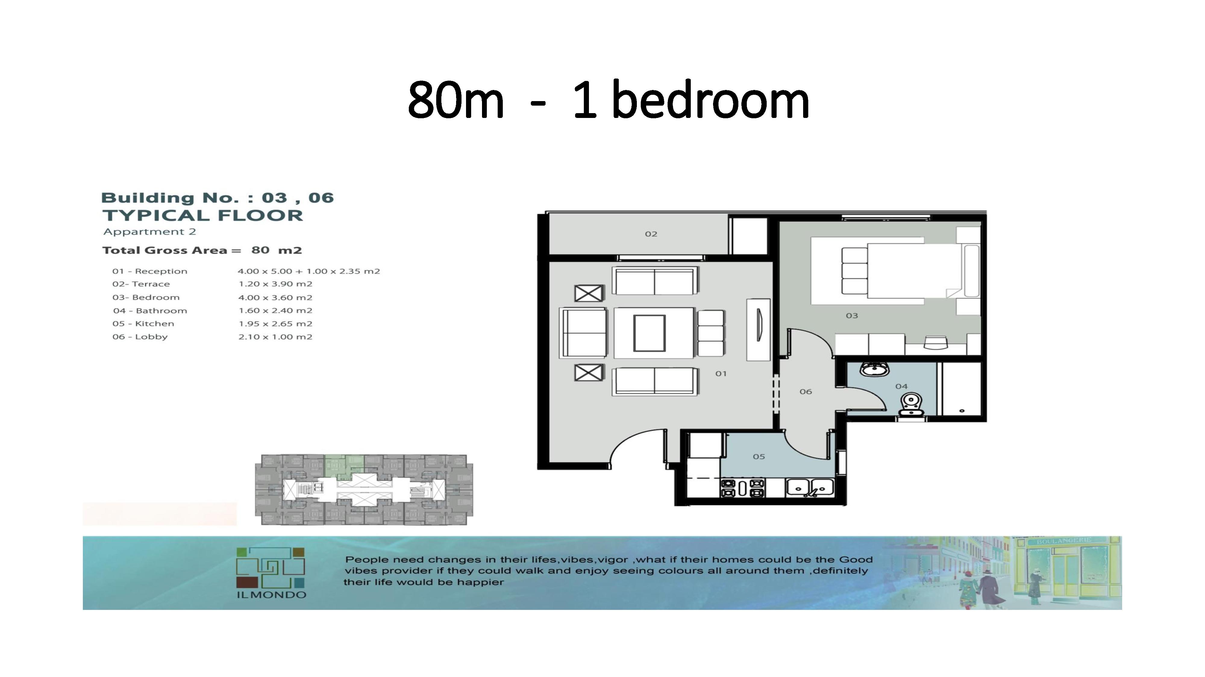 Floor Plan - كمبوند الموندو العاصمة الادارية الجديدة رفكو للإنشاء والتعمير - Il Mondo Compound New Capital