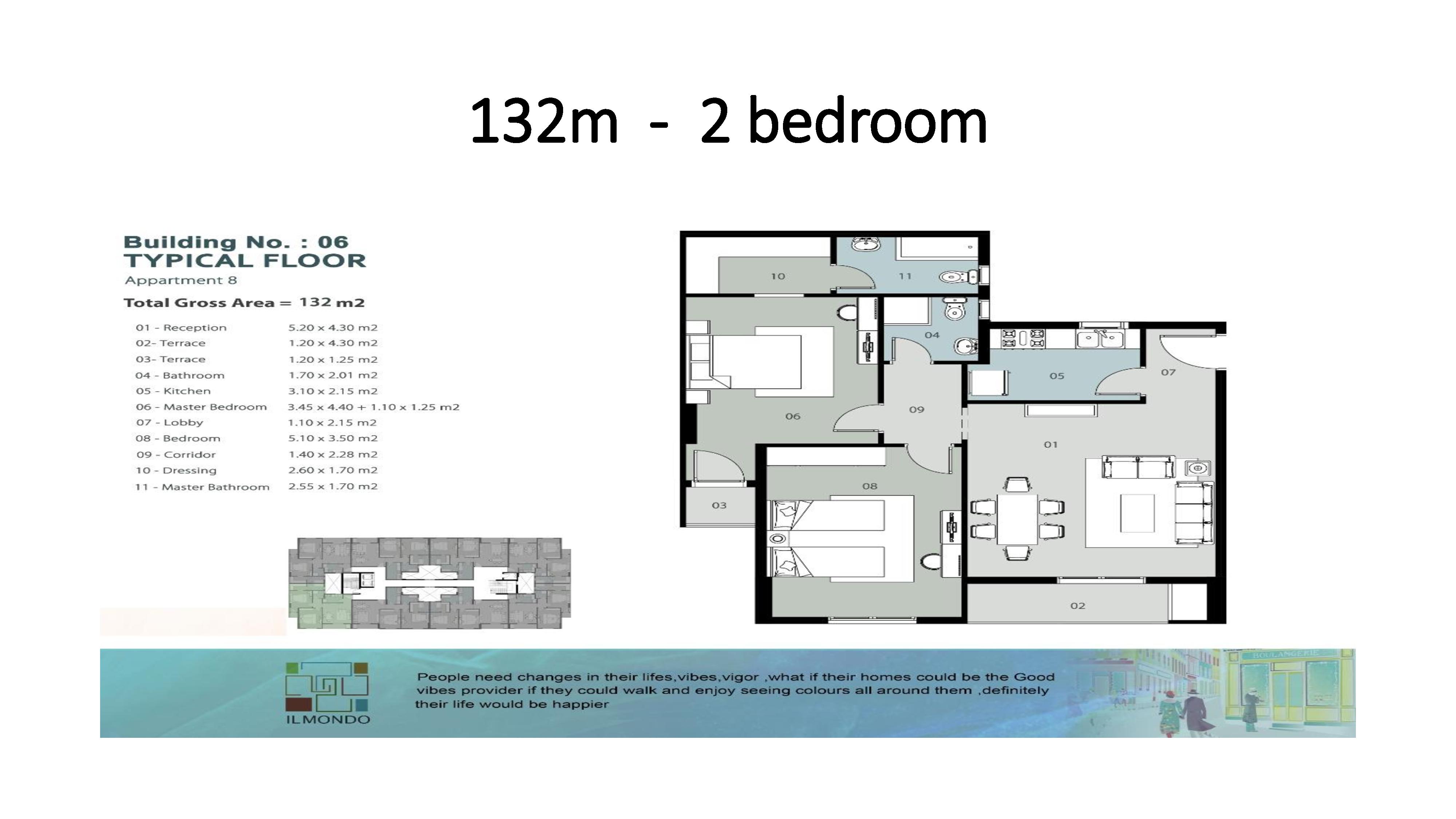Floor Plan - كمبوند الموندو العاصمة الادارية الجديدة رفكو للإنشاء والتعمير - Il Mondo Compound New Capital