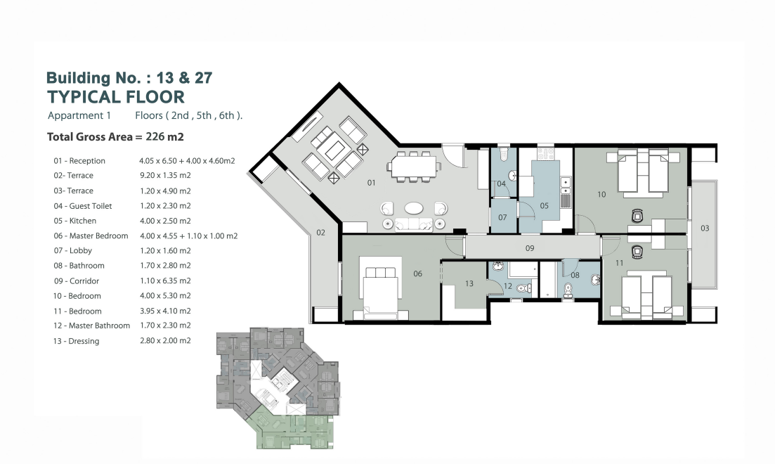 Floor Plan - كمبوند الموندو العاصمة الادارية الجديدة رفكو للإنشاء والتعمير - Il Mondo Compound New Capital