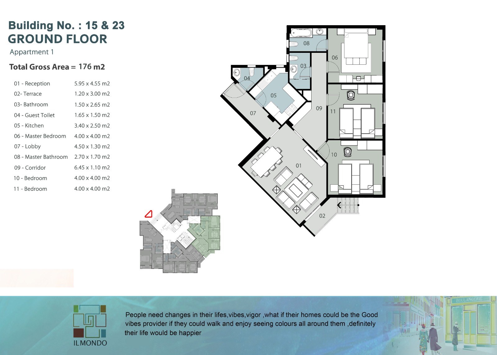 Floor Plan - كمبوند الموندو العاصمة الادارية الجديدة رفكو للإنشاء والتعمير - Il Mondo Compound New Capital