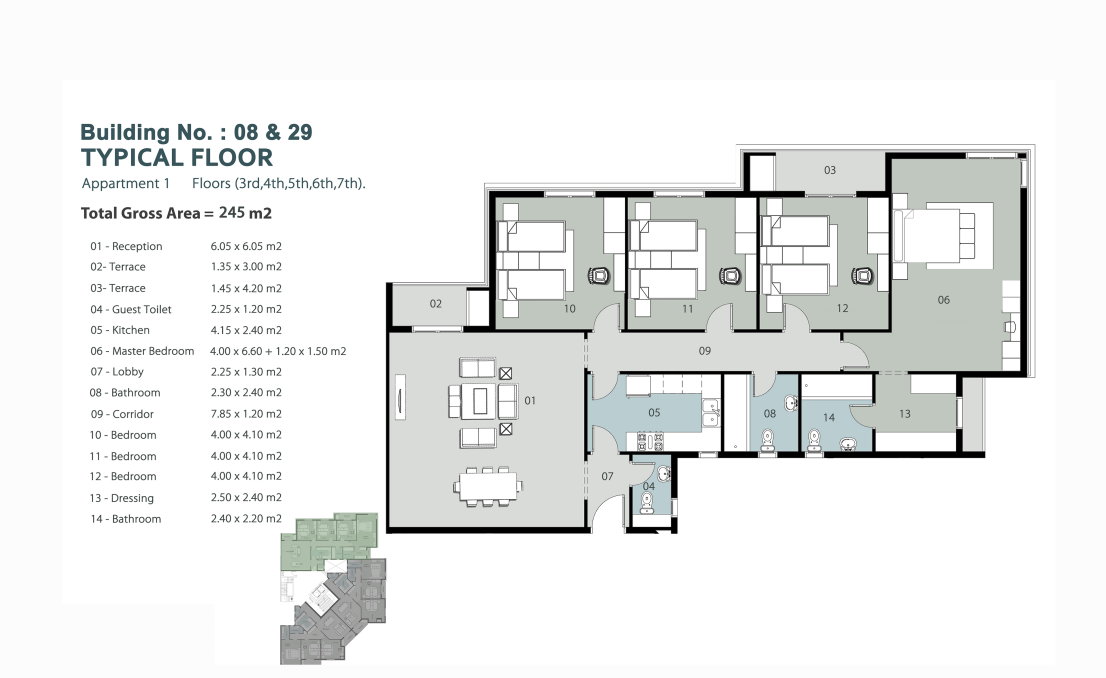 Floor Plan - كمبوند الموندو العاصمة الادارية الجديدة رفكو للإنشاء والتعمير - Il Mondo Compound New Capital