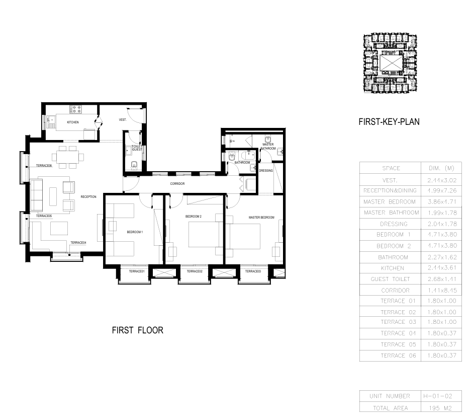 Floor Plan - Park Lane New Capital Compound Biography Developments