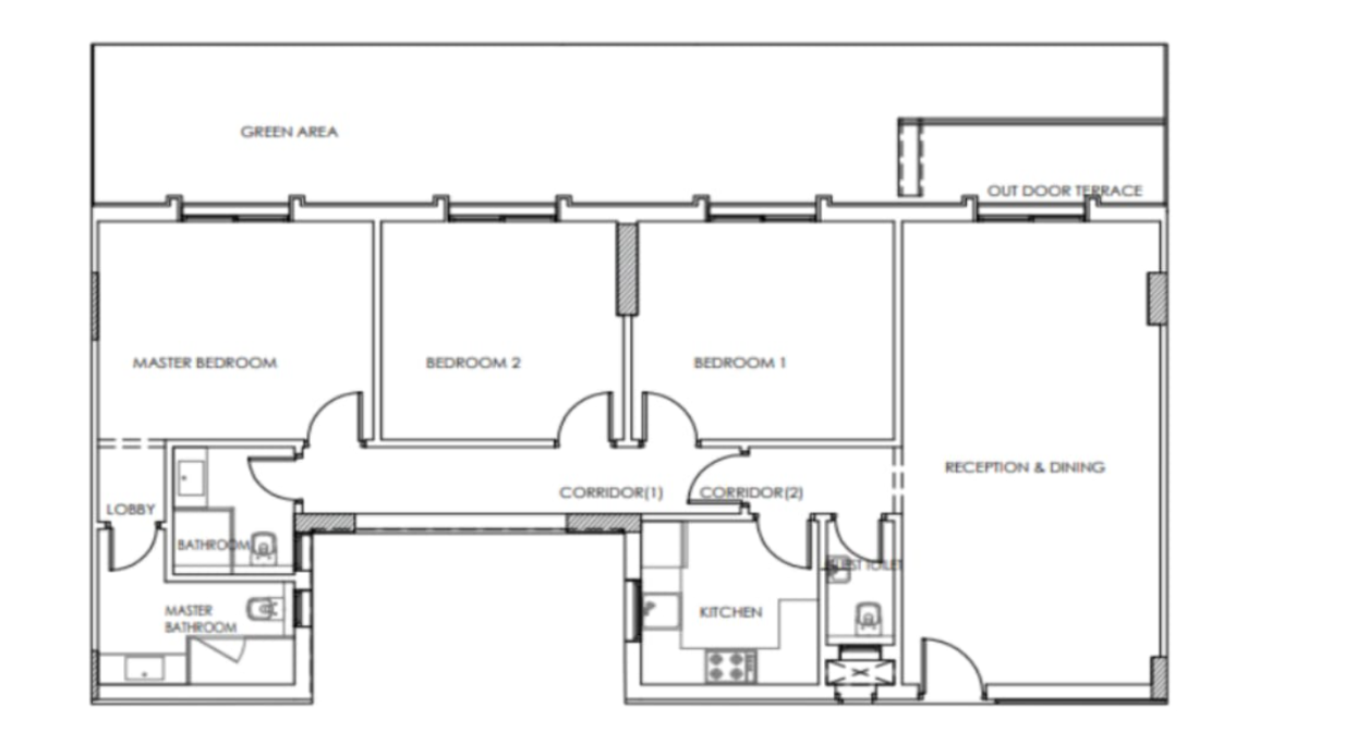 Floor Plan - Park Lane New Capital Compound Biography Developments