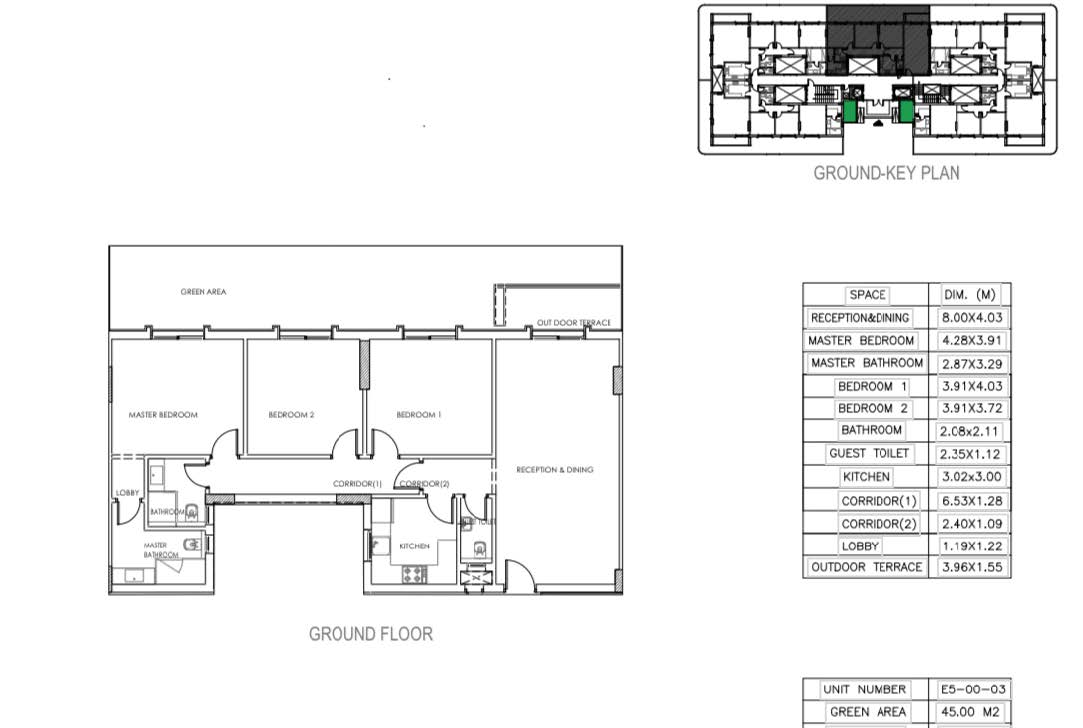 Floor Plan - Park Lane New Capital Compound Biography Developments
