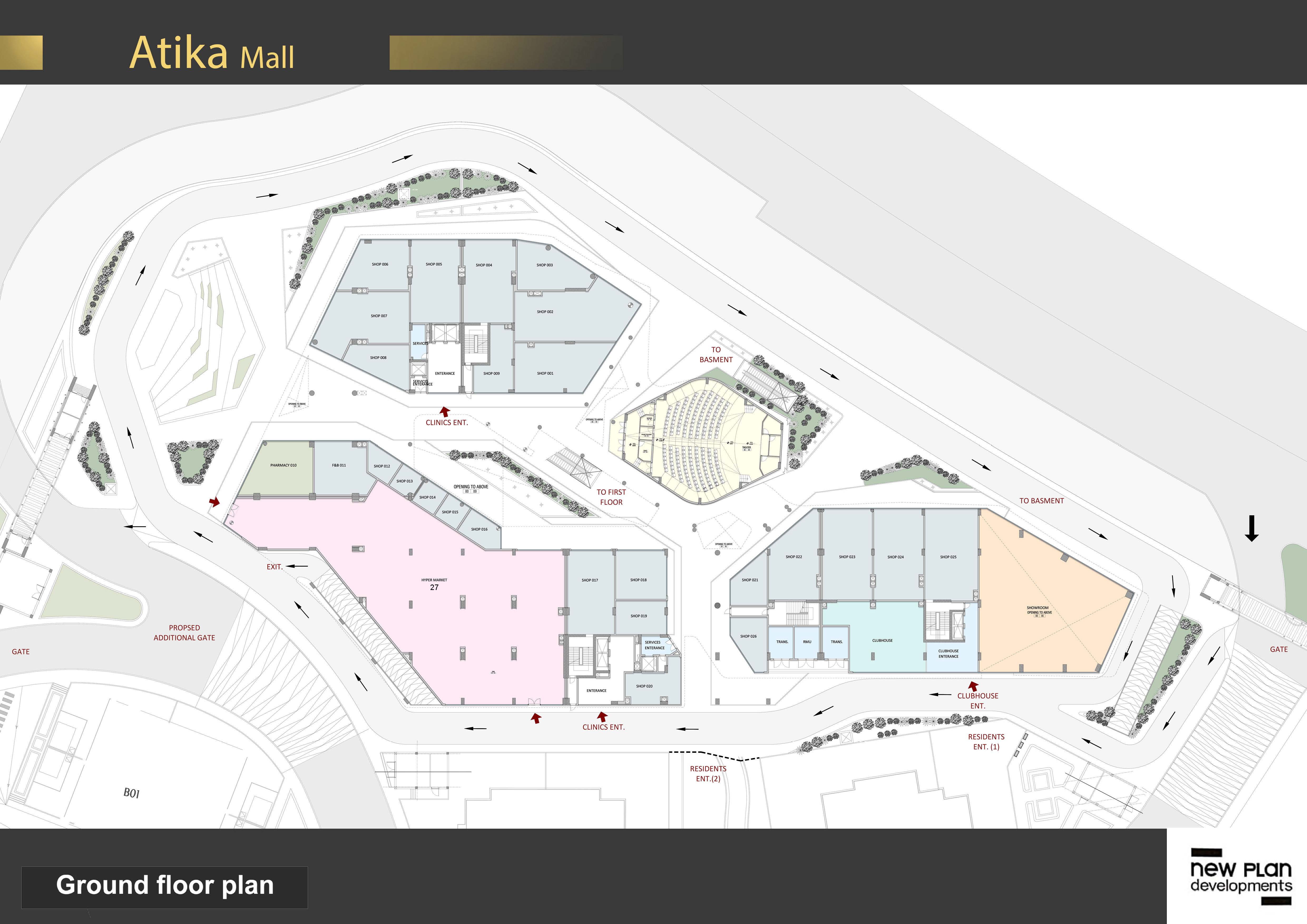 Floor Plan - كمبوند اتيكا العاصمة الادارية الجديدة نيو بلان العقارية - Atika New Capital Compound