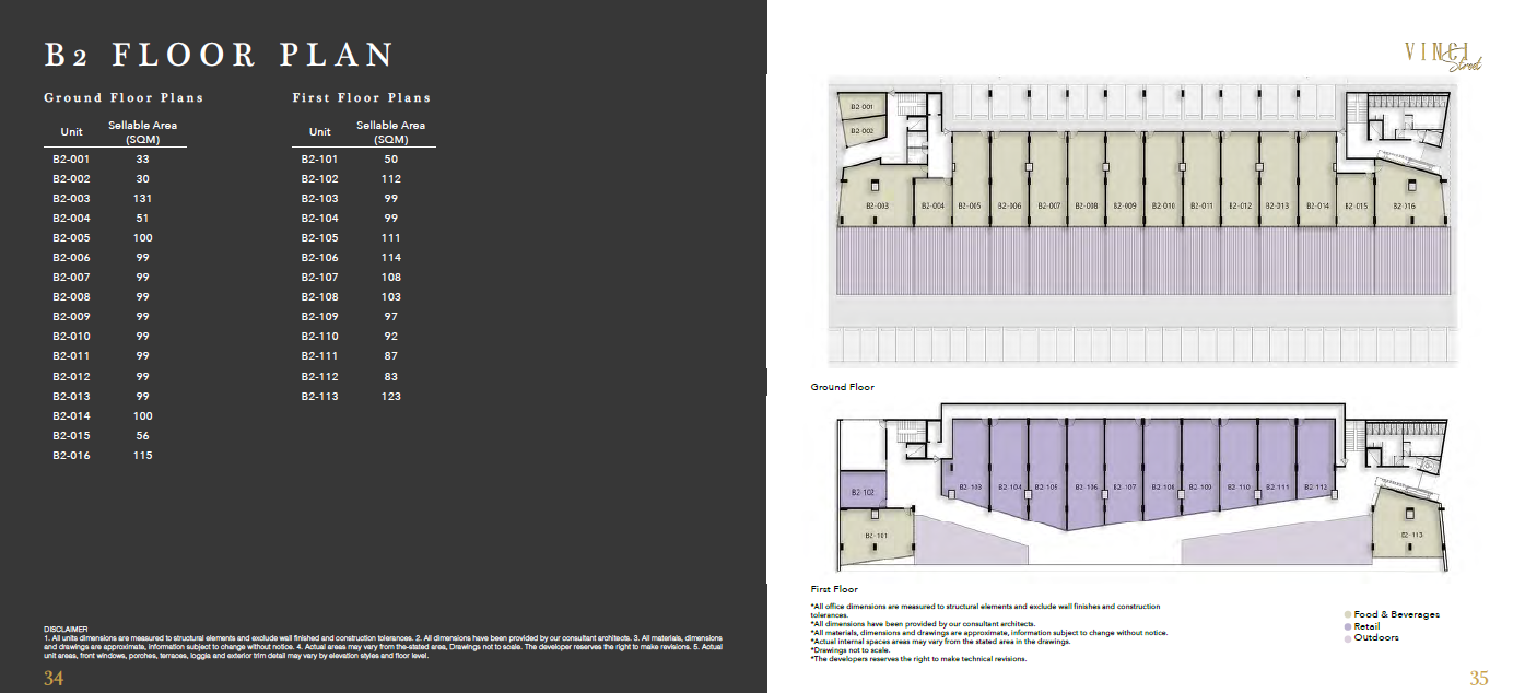 Floor Plan - فينشي ستريت مول العاصمة الادارية الجديدة مصر إيطاليا - Vinci Street New Capital Mall