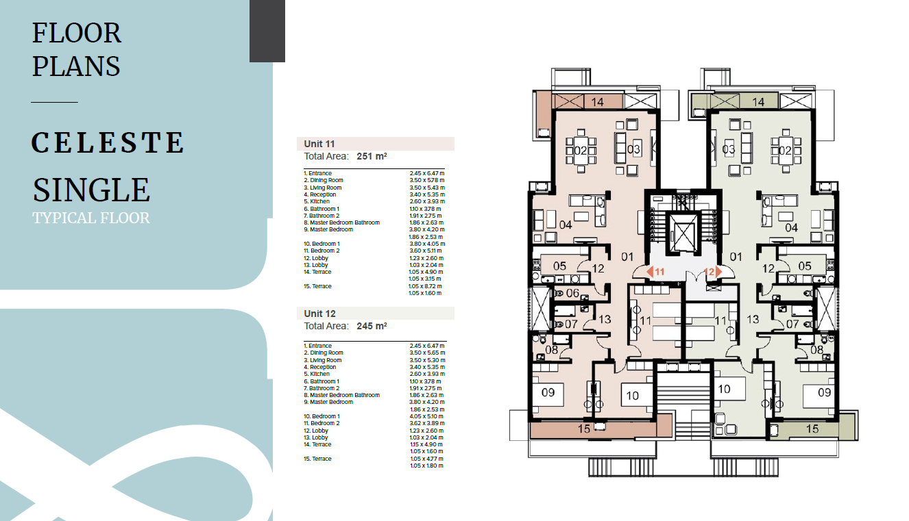 Floor Plan - مشروع مزارين العلمين الجديدة سيتي إيدج للتنمية العقارية - Mazarine New Alamein
