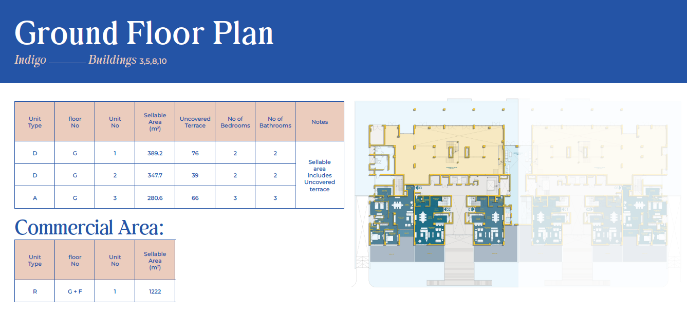 Floor Plan - مشروع مزارين العلمين الجديدة سيتي إيدج للتنمية العقارية - Mazarine New Alamein