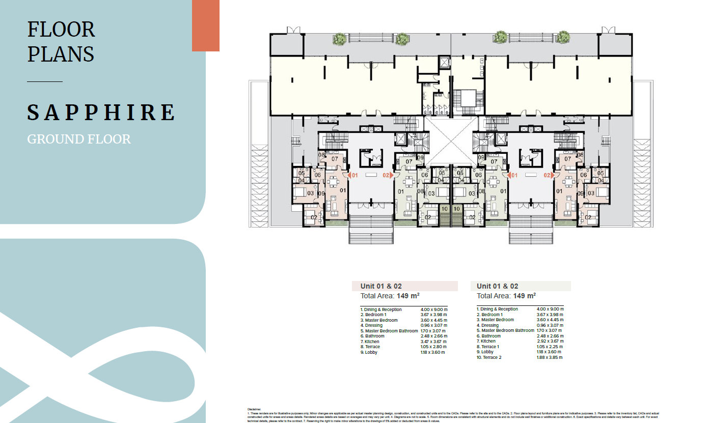 Floor Plan - مشروع مزارين العلمين الجديدة سيتي إيدج للتنمية العقارية - Mazarine New Alamein