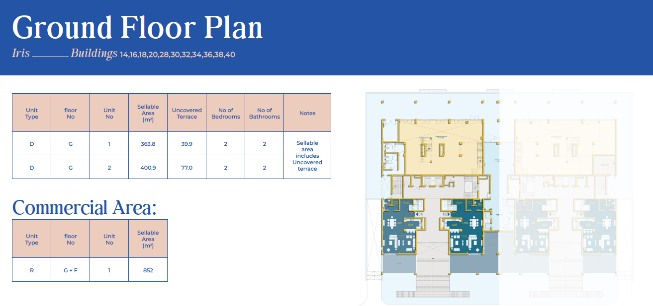Floor Plan - مشروع مزارين العلمين الجديدة سيتي إيدج للتنمية العقارية - Mazarine New Alamein