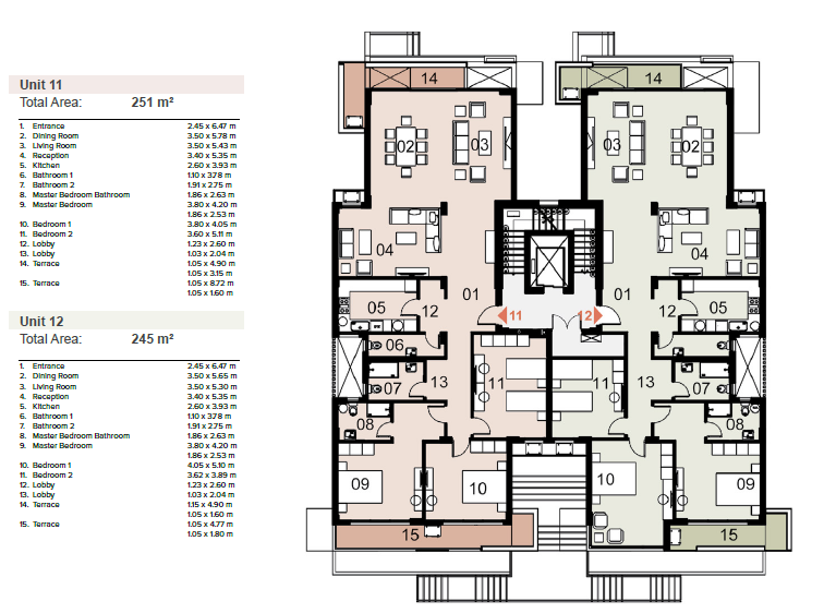 Floor Plan - مشروع مزارين العلمين الجديدة سيتي إيدج للتنمية العقارية - Mazarine New Alamein