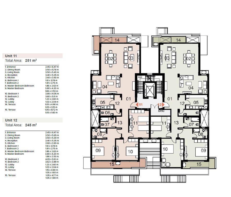Floor Plan - مشروع مزارين العلمين الجديدة سيتي إيدج للتنمية العقارية - Mazarine New Alamein