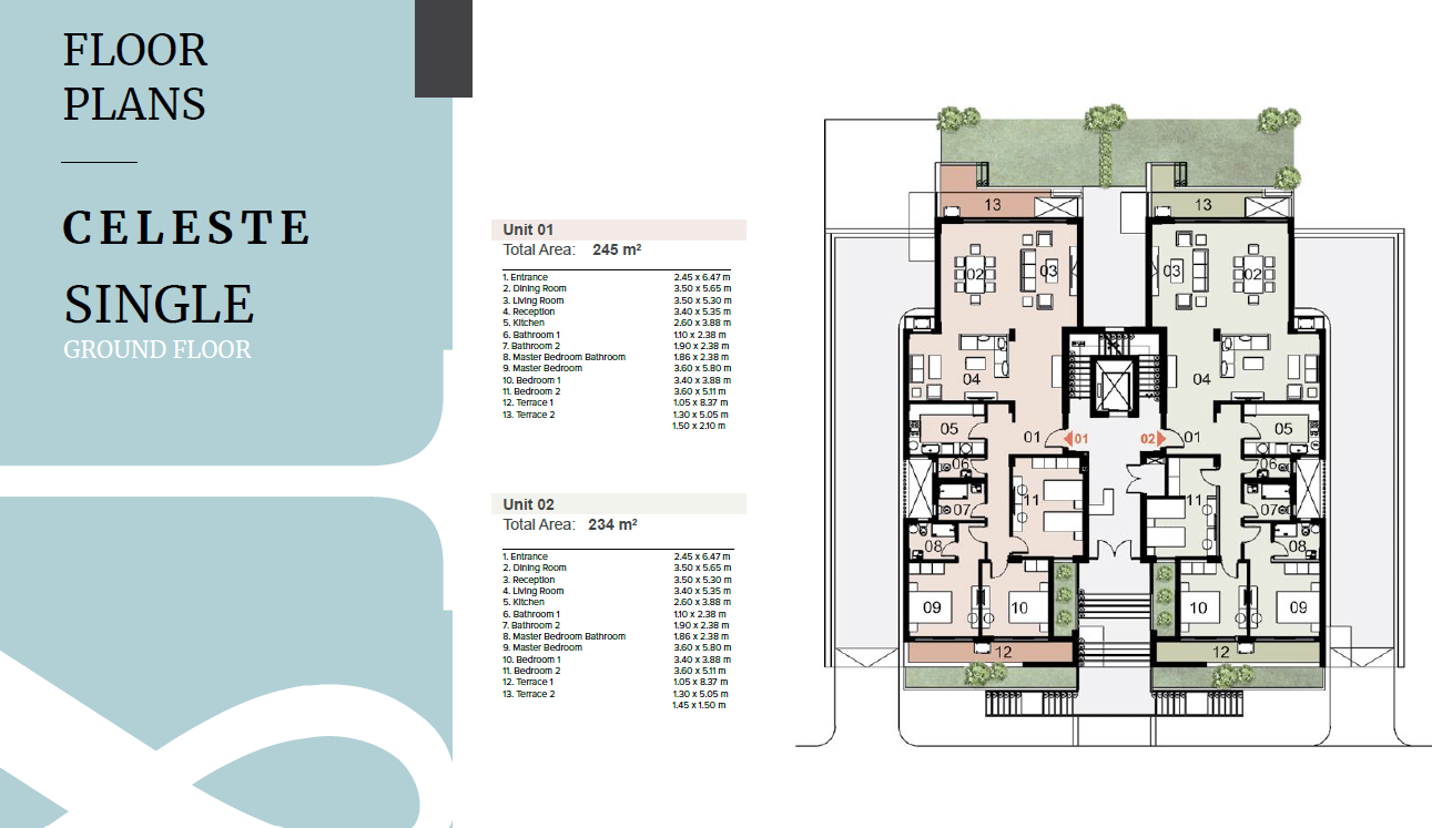 Floor Plan - مشروع مزارين العلمين الجديدة سيتي إيدج للتنمية العقارية - Mazarine New Alamein