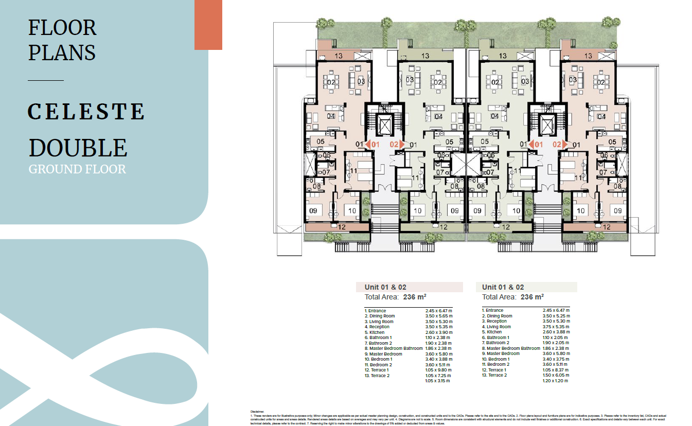 Floor Plan - ابراج نورث ايدج العلمين الجديدة سيتي إيدج للتطوير العقاري - North Edge Towers New Alamein