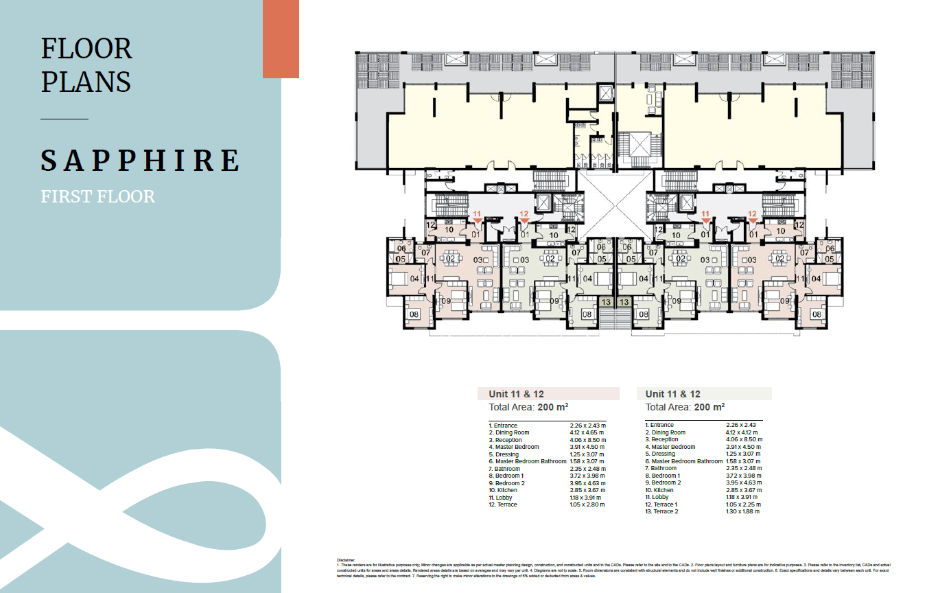 Floor Plan - North Edge Towers New Alamein City Edge Developments