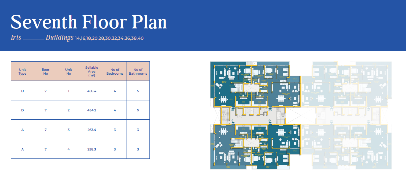 Floor Plan - North Edge Towers New Alamein City Edge Developments