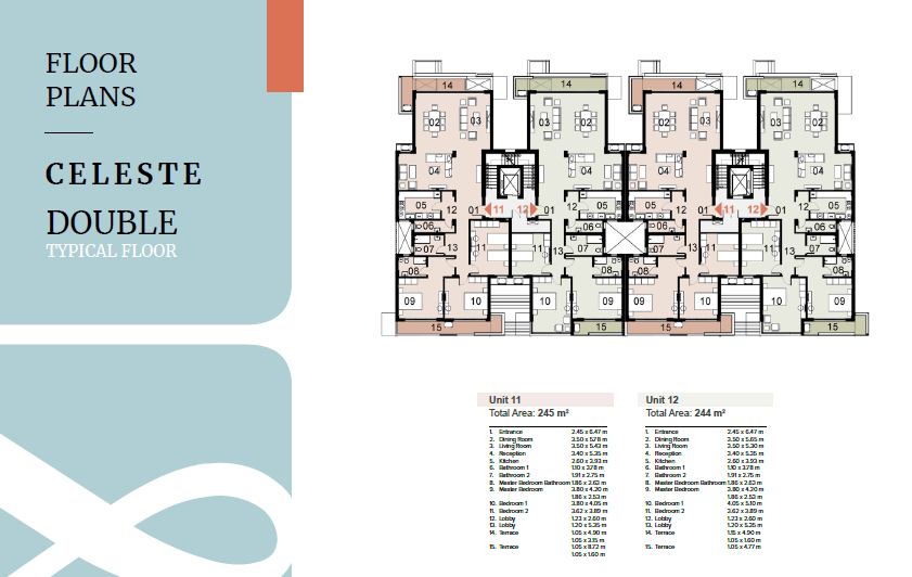 Floor Plan - ابراج نورث ايدج العلمين الجديدة سيتي إيدج للتطوير العقاري - North Edge Towers New Alamein
