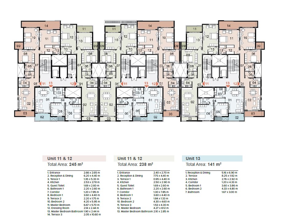 Floor Plan - North Edge Towers New Alamein City Edge Developments