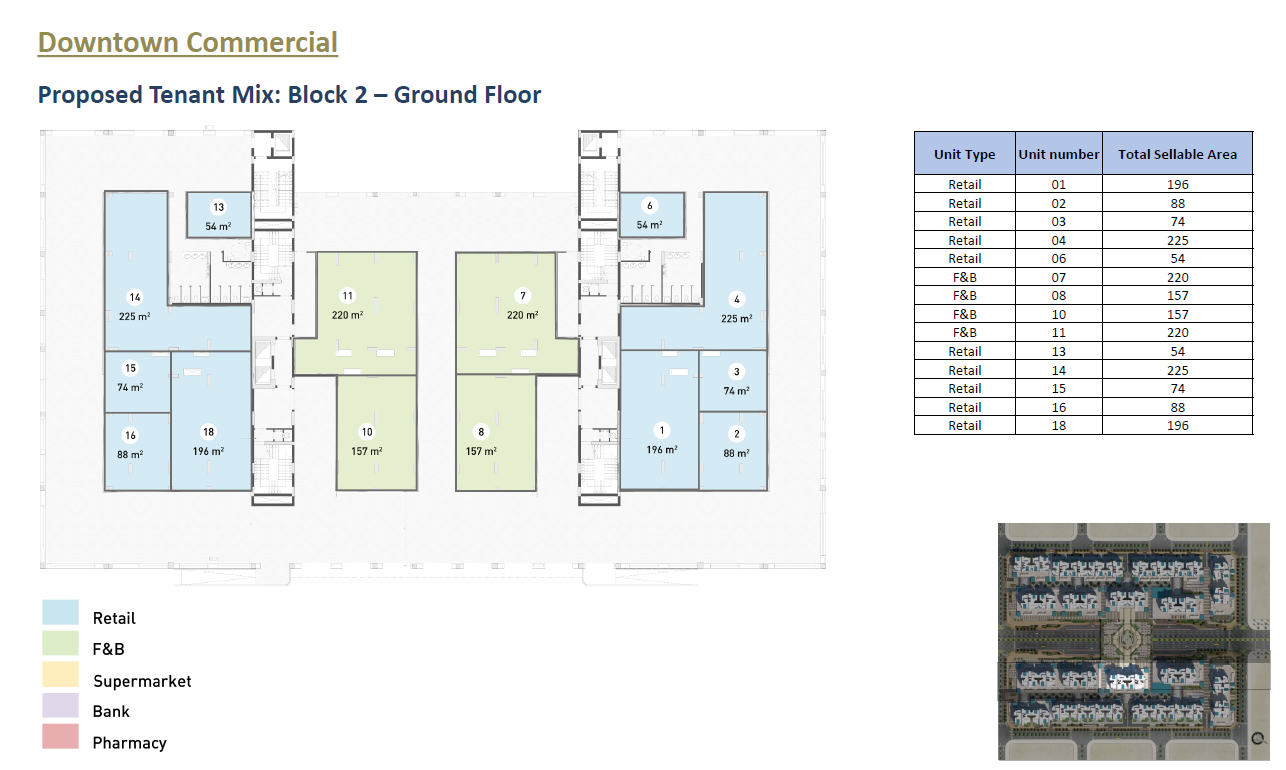 Floor Plan - North Edge Towers New Alamein City Edge Developments