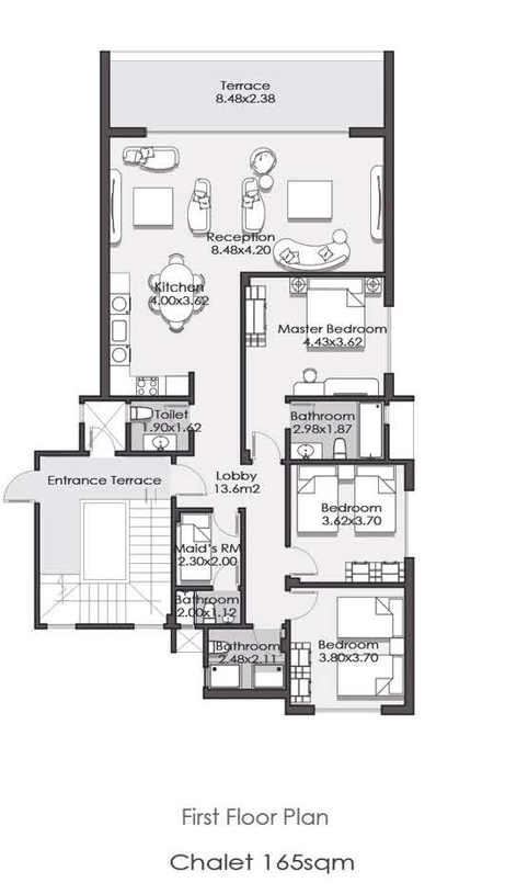 Floor Plan - La Vista Ras El Hekma North Coast