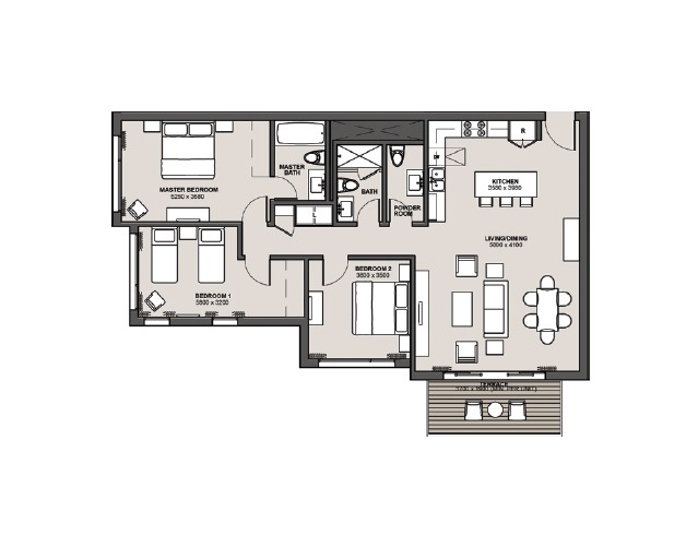 Floor Plan - قرية مراسي الساحل الشمالى اعمار مصر - Marassi North Coast