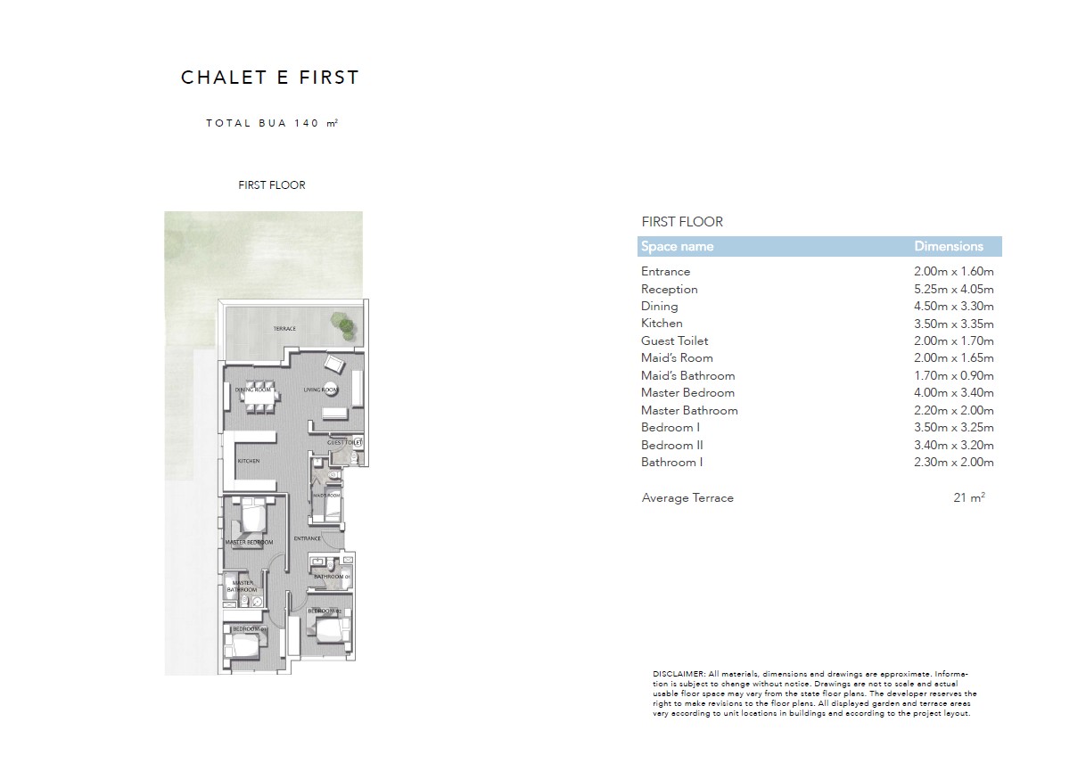 Floor Plan - قرية جيفيرا الساحل الشمالى إنرشيا العقارية - Jefaira North Coast