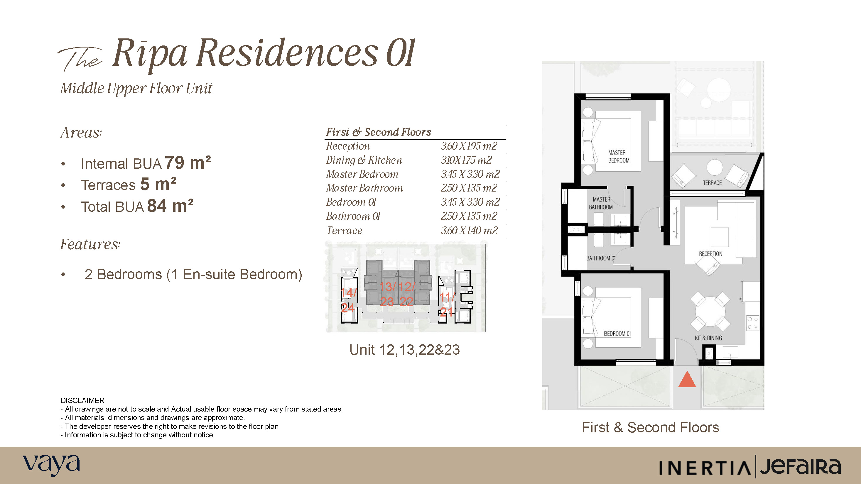 Floor Plan - قرية جيفيرا الساحل الشمالى إنرشيا العقارية - Jefaira North Coast